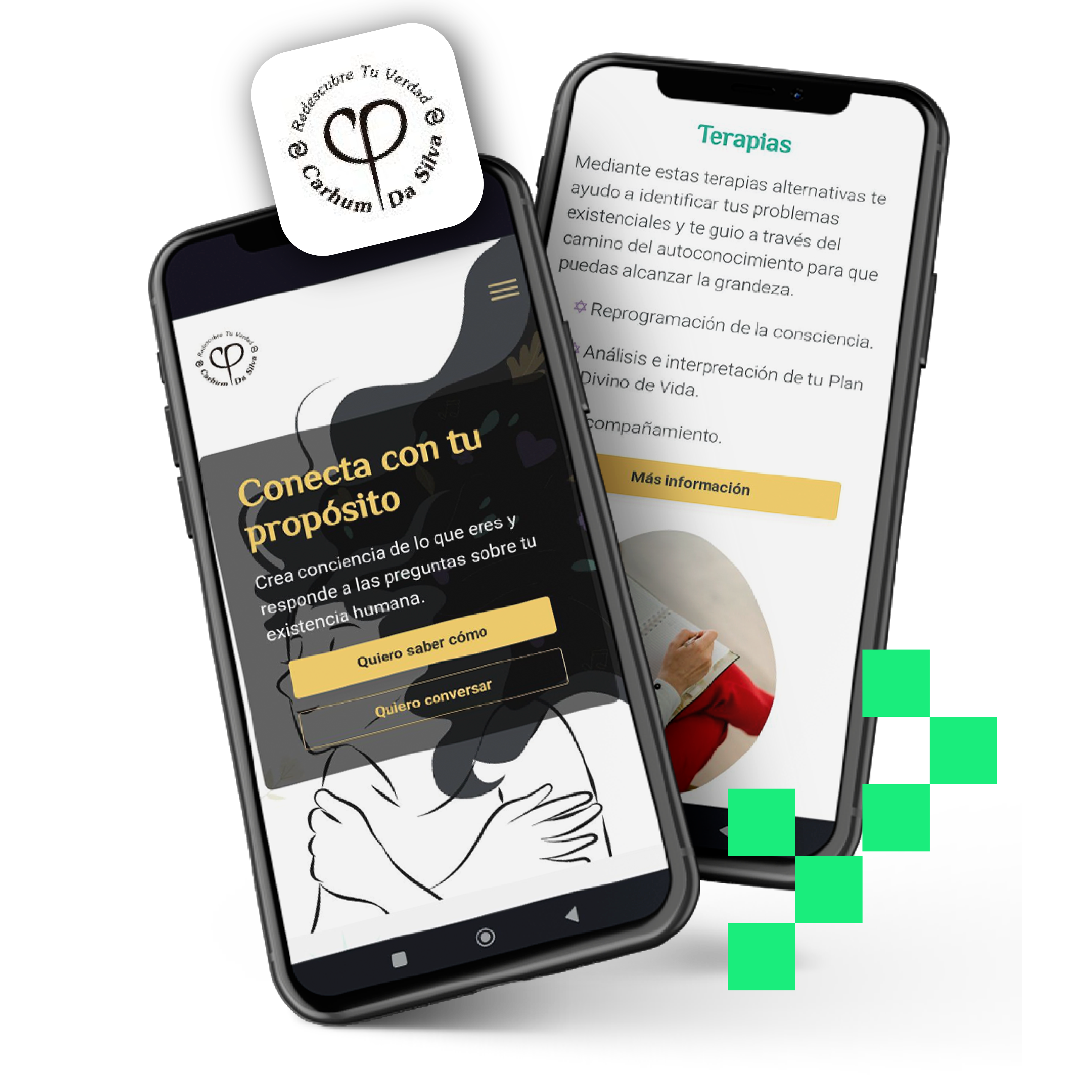 Mockup para el sitio web de Carhum